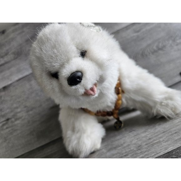 Vintage El Greco Polar Bear Plush Stuffed Animal Made In Greece Rare! 9" Height - Picture 2 of 11